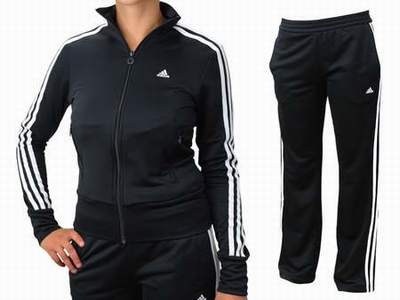 survetement adidas noir et blanc femme